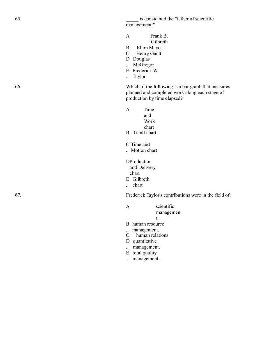 The Evolution of Management Thinking Questions Part 2 - Page 2