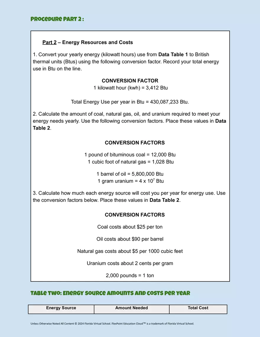 APES 5.06 Energy Conservation Worksheet - Page 4