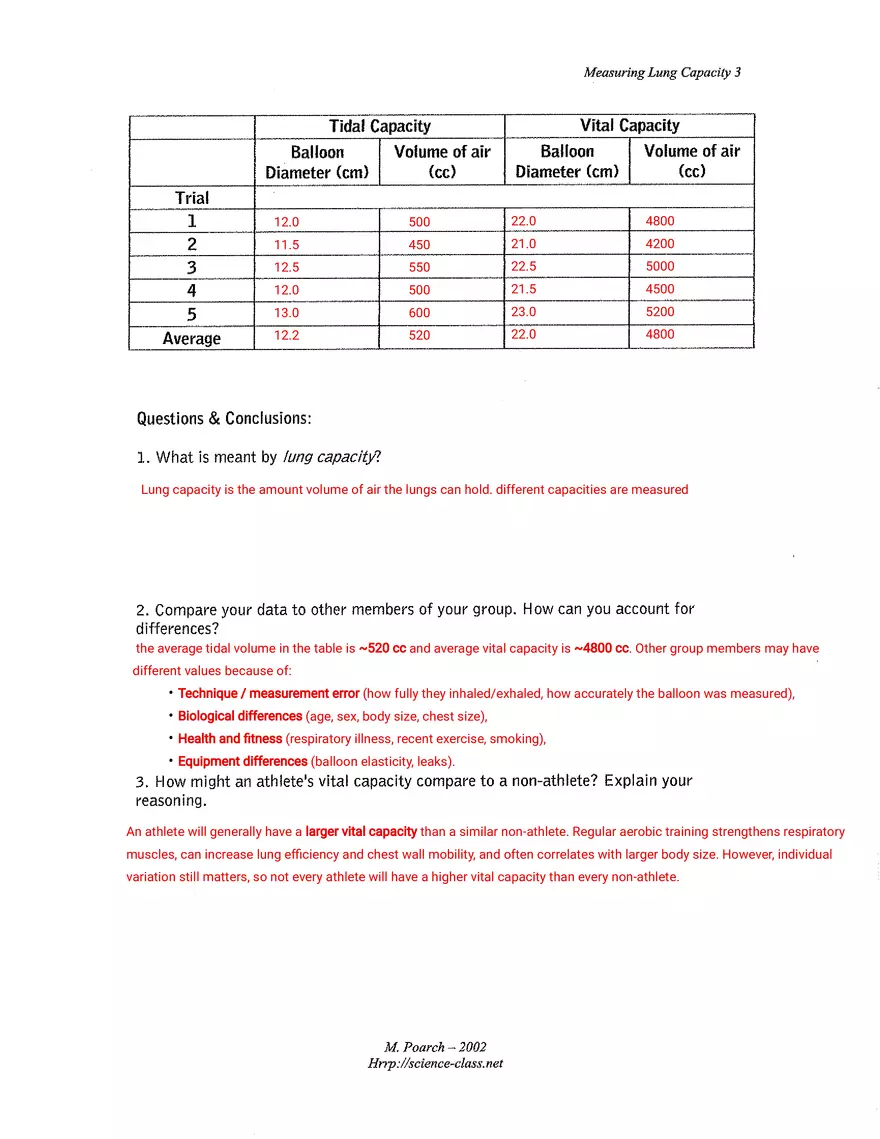Measuring Lung Capacity 1 - Page 3