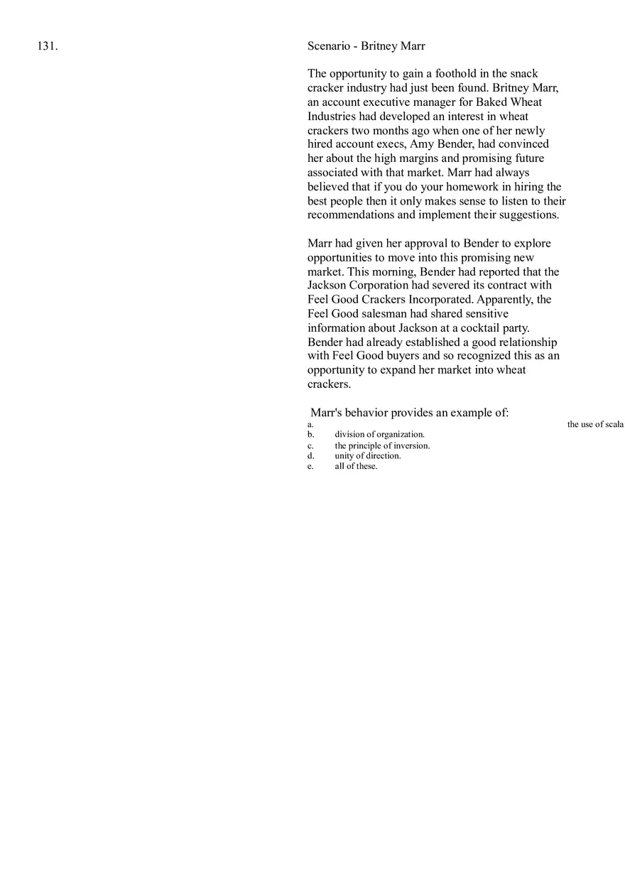 The Evolution of Management Thinking Questions Part 4 - Page 9