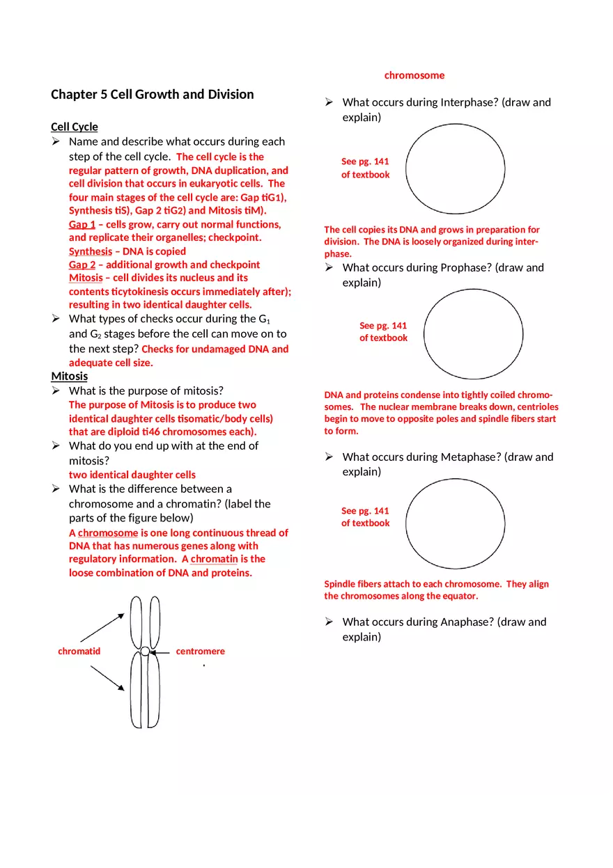 Biology Semester 1 Final Exam Study Guide Answer KeyTest Yourself - Page 10
