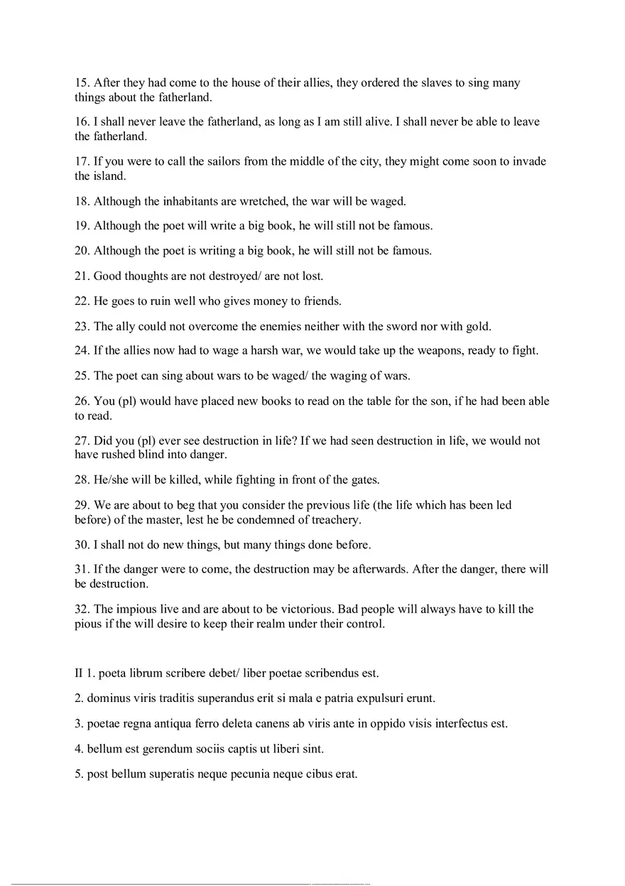 Answer Key for Latin. An Intensive Course Part 3 - Page 8