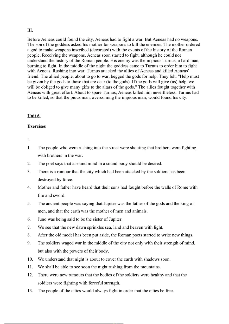 Answer Key for Latin. An Intensive Course Part 3 - Page 9