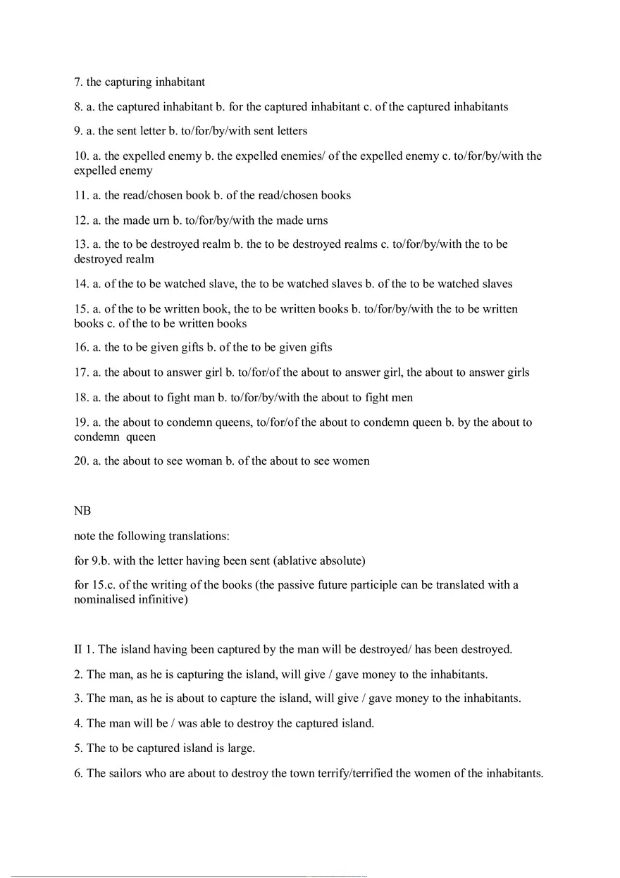 Answer Key for Latin. An Intensive Course Part 3 - Page 4