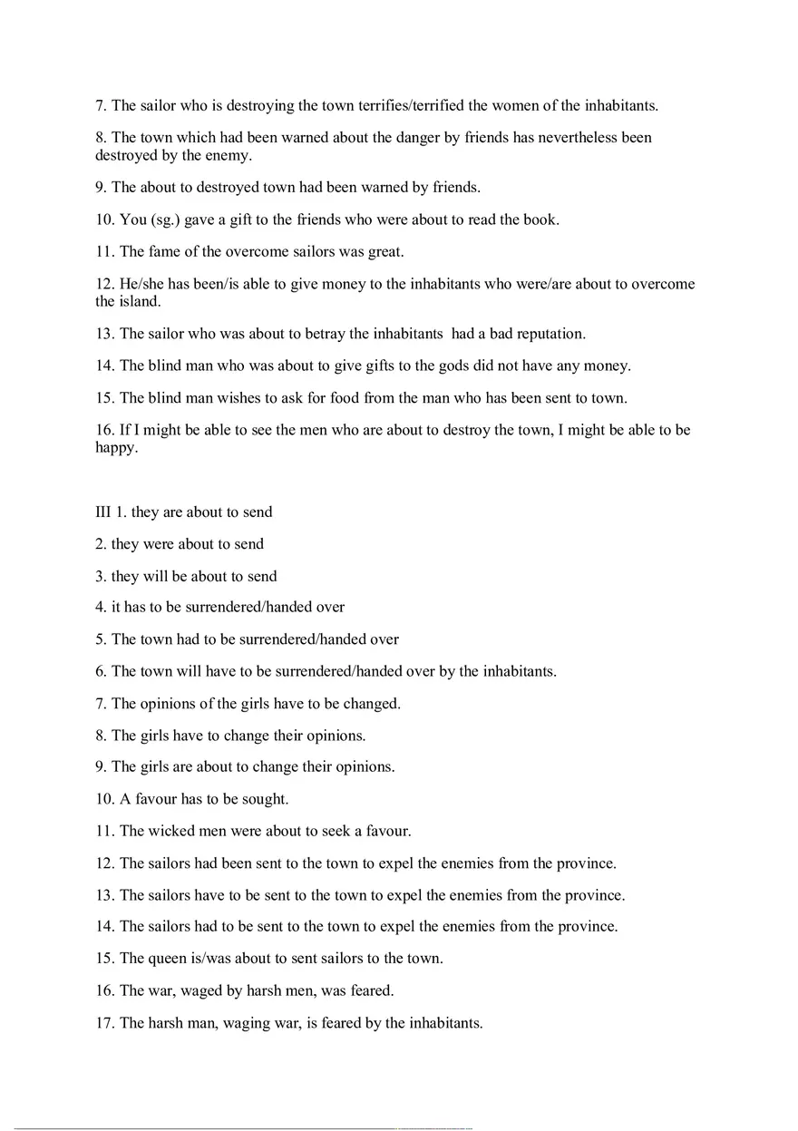 Answer Key for Latin. An Intensive Course Part 3 - Page 5