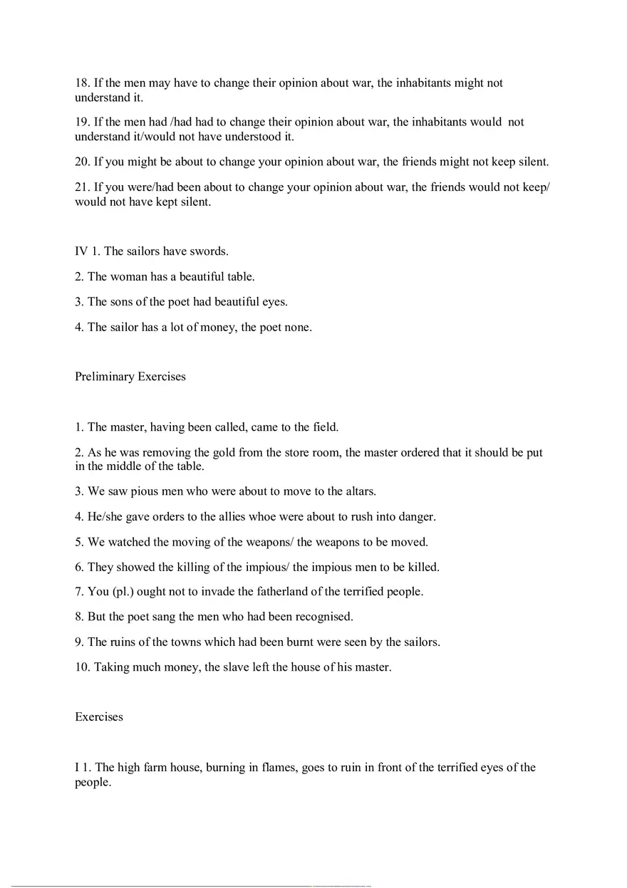 Answer Key for Latin. An Intensive Course Part 3 - Page 6