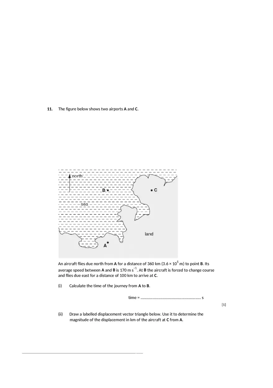 Exercises - Distance, Speed, Displacement, Velocity and Acceleration - Page 3