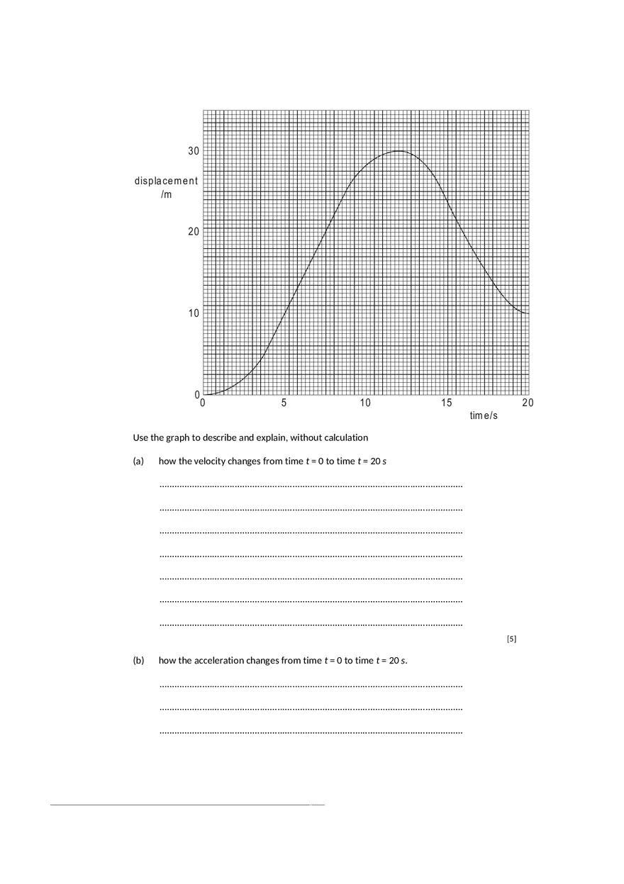Exercises - Distance, Speed, Displacement, Velocity and Acceleration - Page 6