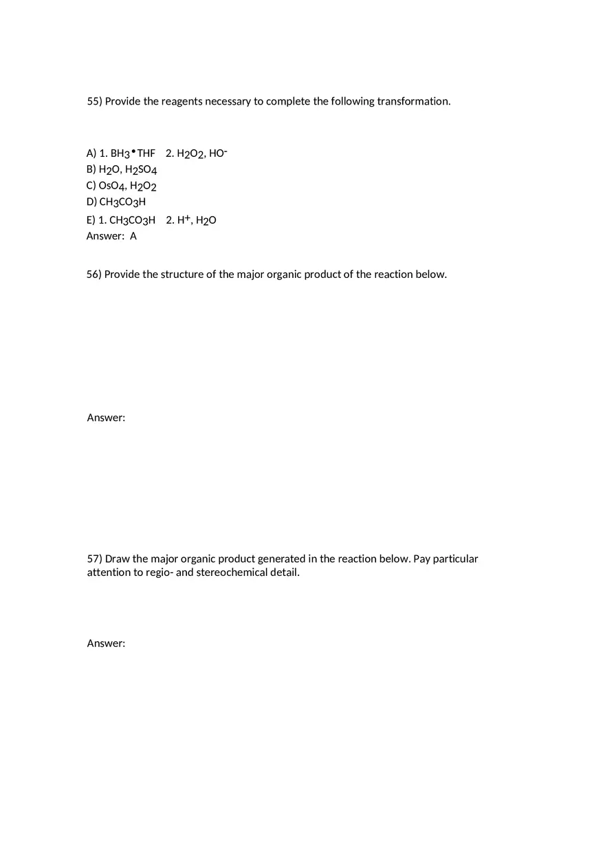 Reactions of Alkenes Part 3 - Page 6