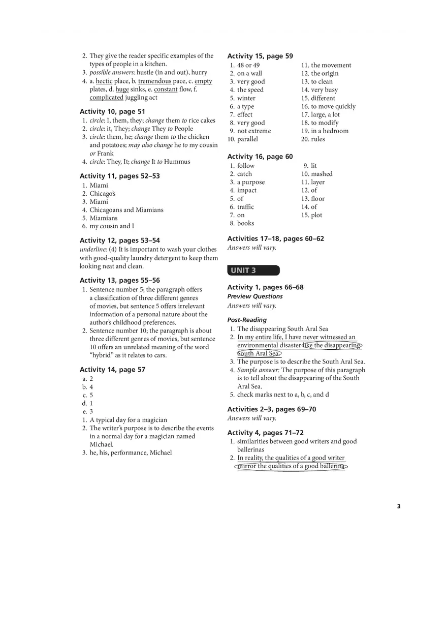Great Writing Third Ed Answer Key - Page 9