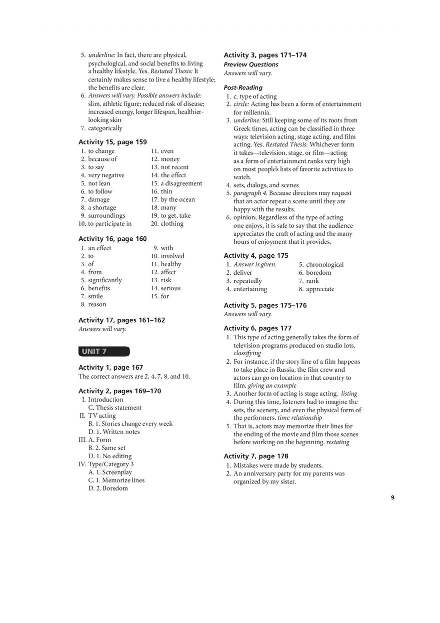Great Writing Third Ed Answer Key - Page 15