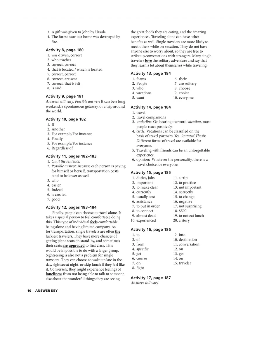 Great Writing Third Ed Answer Key - Page 16