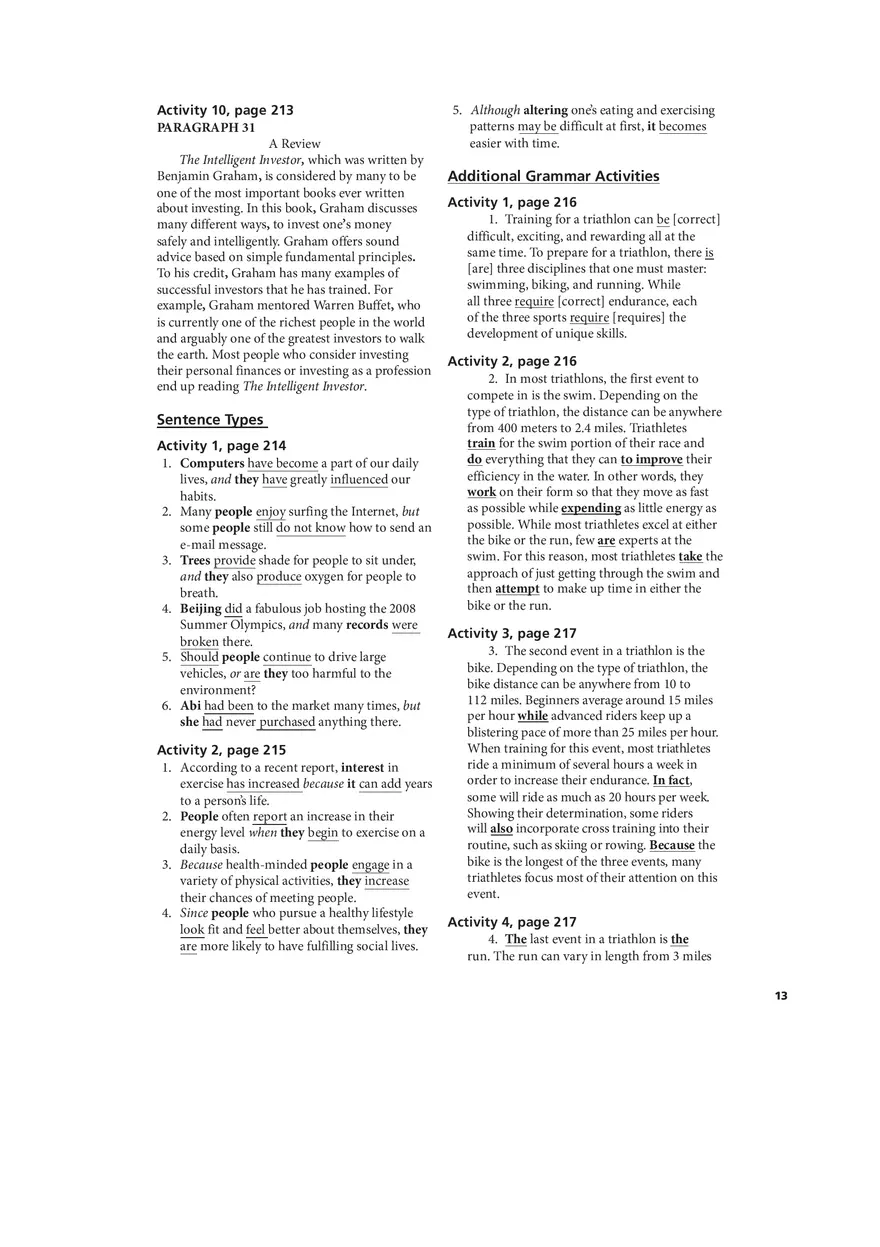 Great Writing Third Ed Answer Key - Page 5