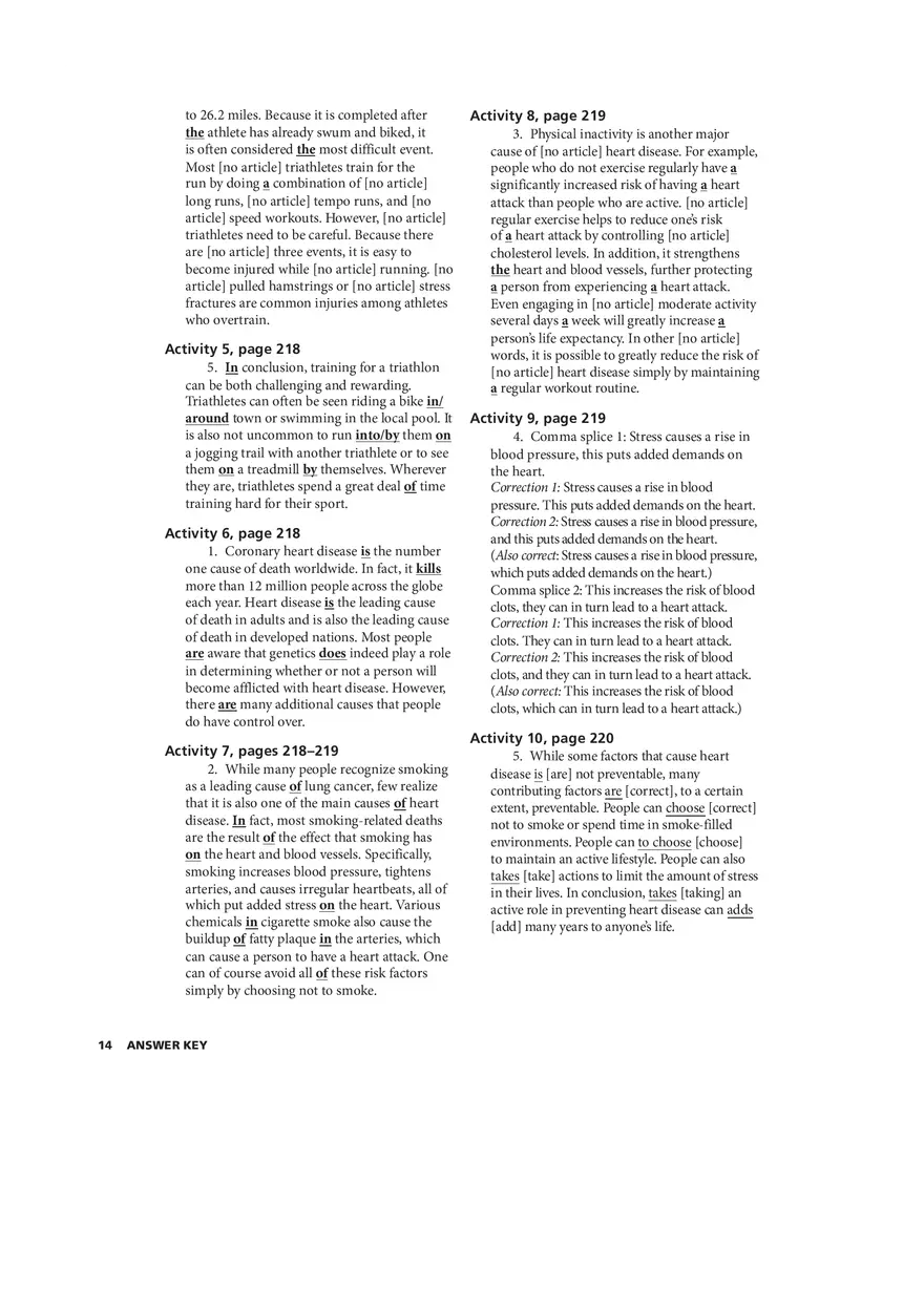 Great Writing Third Ed Answer Key - Page 6