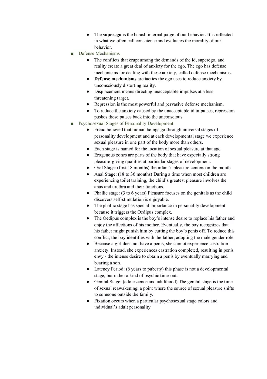 Personality Lecture Notes 12 - Page 2