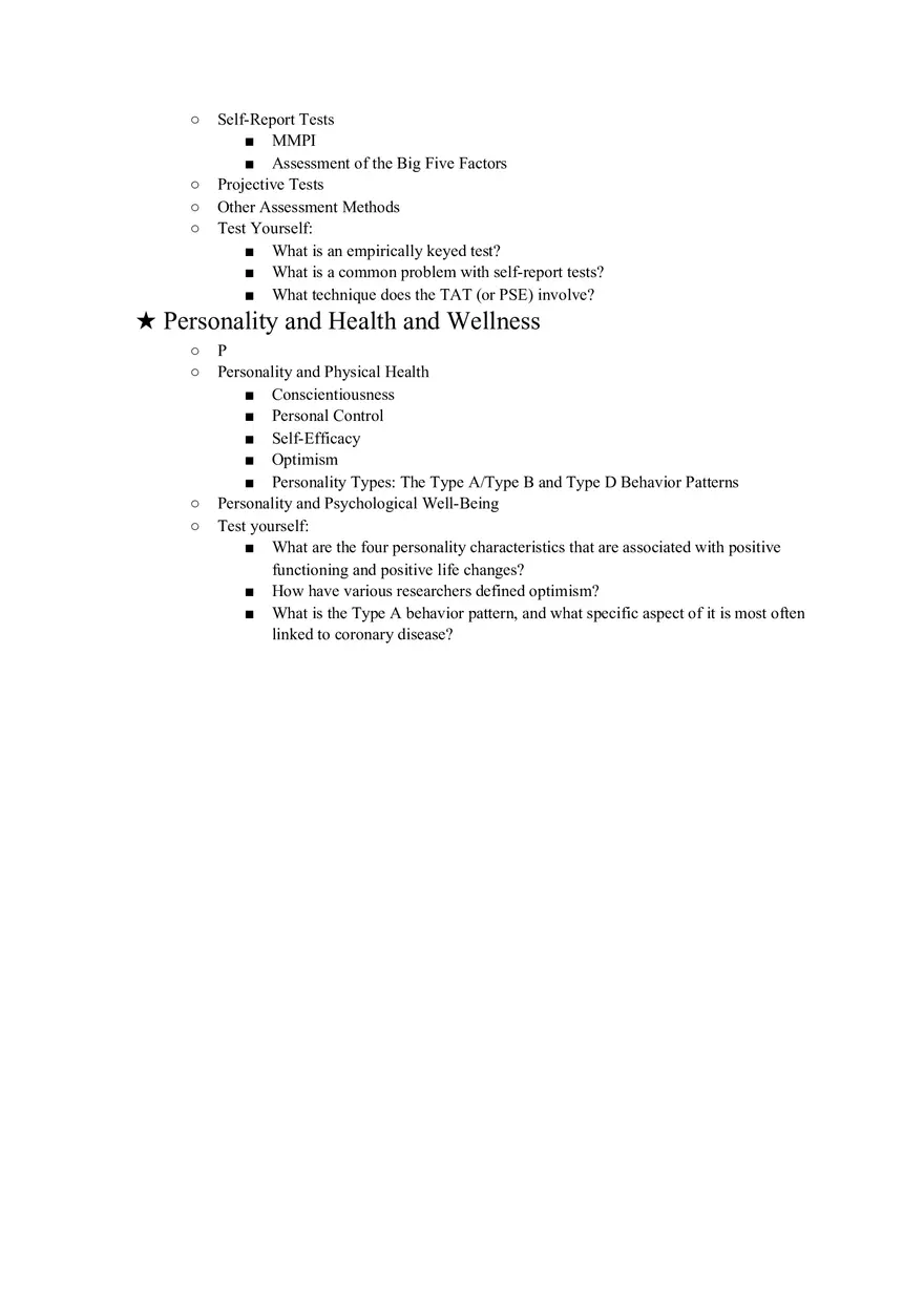 Personality Lecture Notes 12 - Page 3
