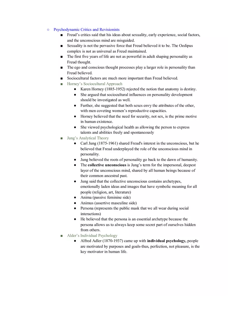 Personality Lecture Notes 12 - Page 4
