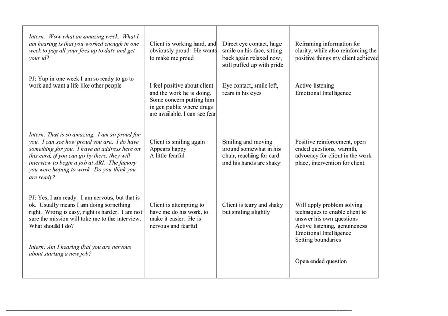 Field 4 - Process Recording - Page 3