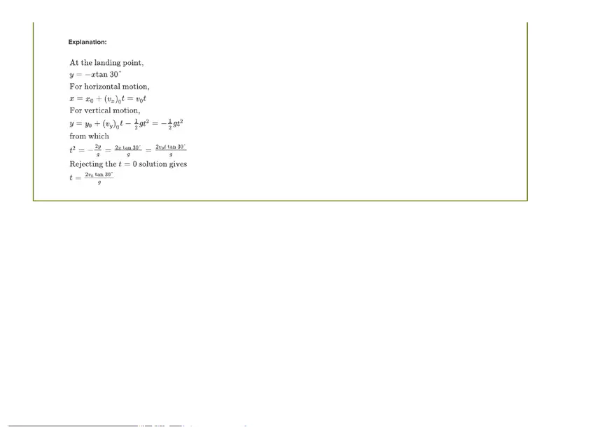 Projectile Motion of a Water Drop from a Flying Aircraft Part 1 - Page 9