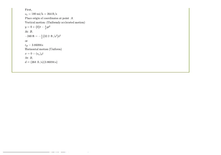 Projectile Motion of a Water Drop from a Flying Aircraft Part 1 - Page 6
