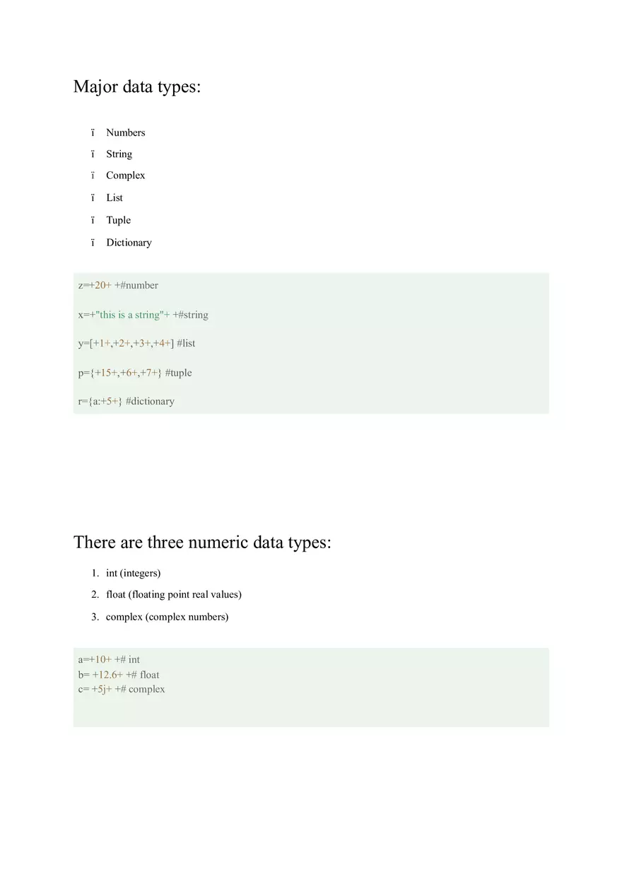 Python Variables - Page 2