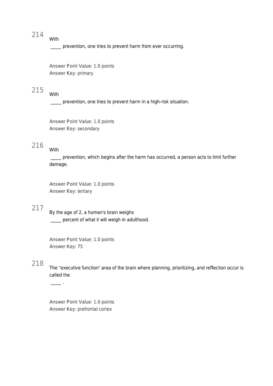 Early Childhood - Body and Mind Answers Part 7 - Page 10