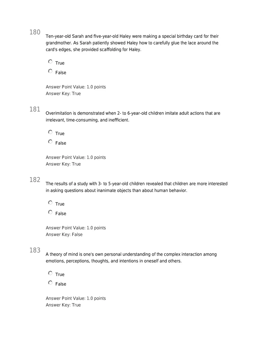 Early Childhood - Body and Mind Answers Part 7 - Page 2