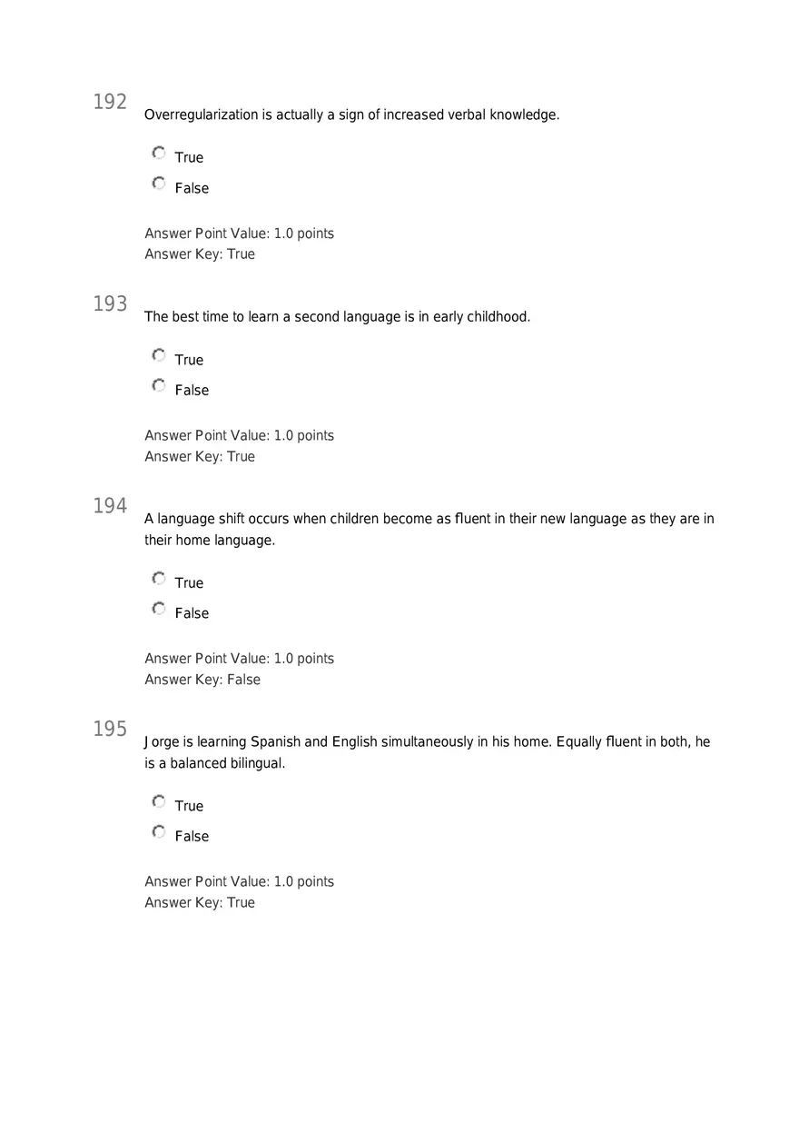 Early Childhood - Body and Mind Answers Part 7 - Page 5