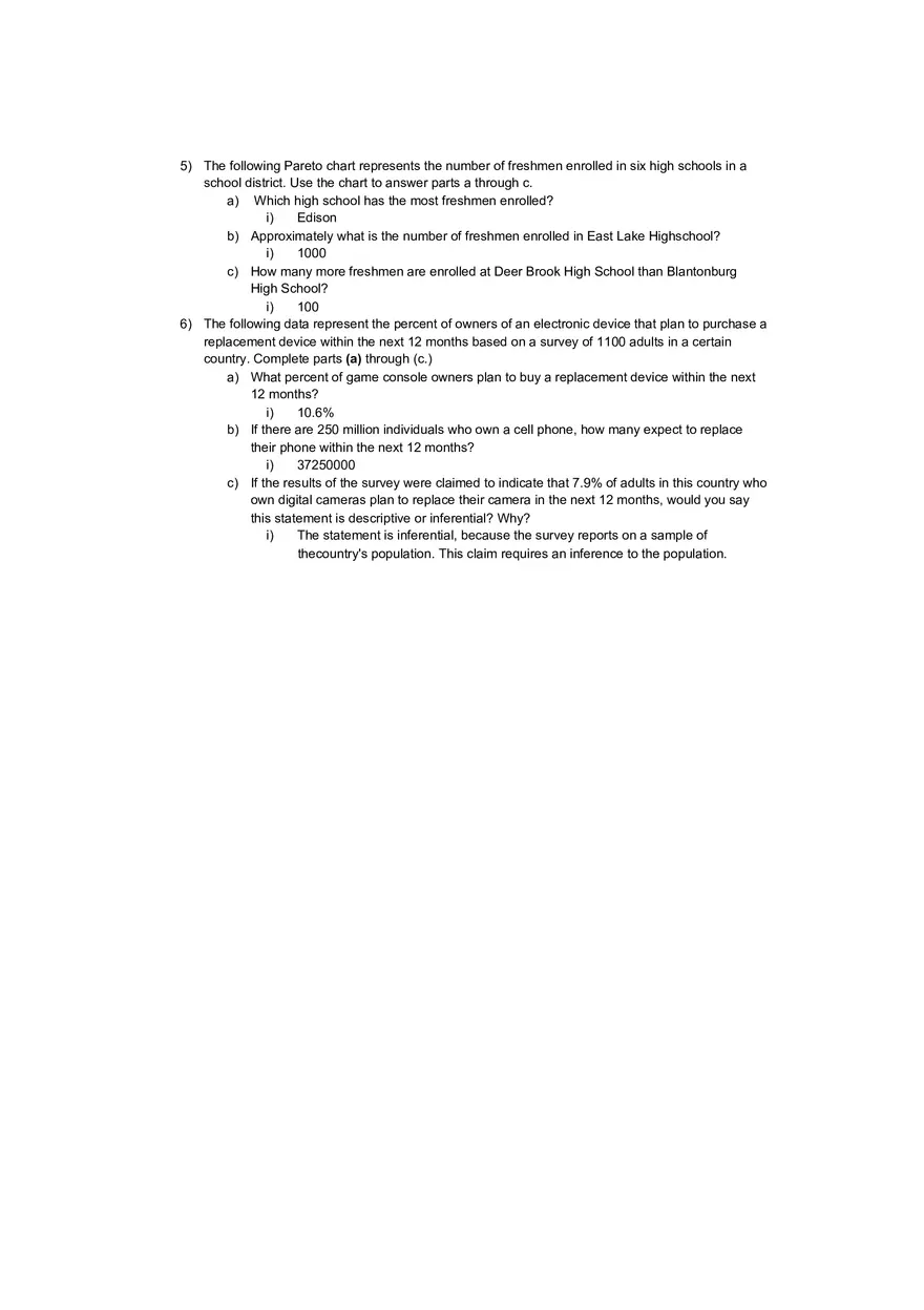 Cross-sectional Study - Statistics Homework - Page 6