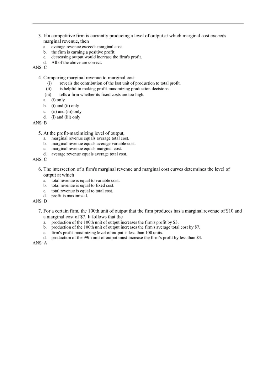 Chapter 14 Firms in Competitive Markets Answer Key Part 2 - Page 9