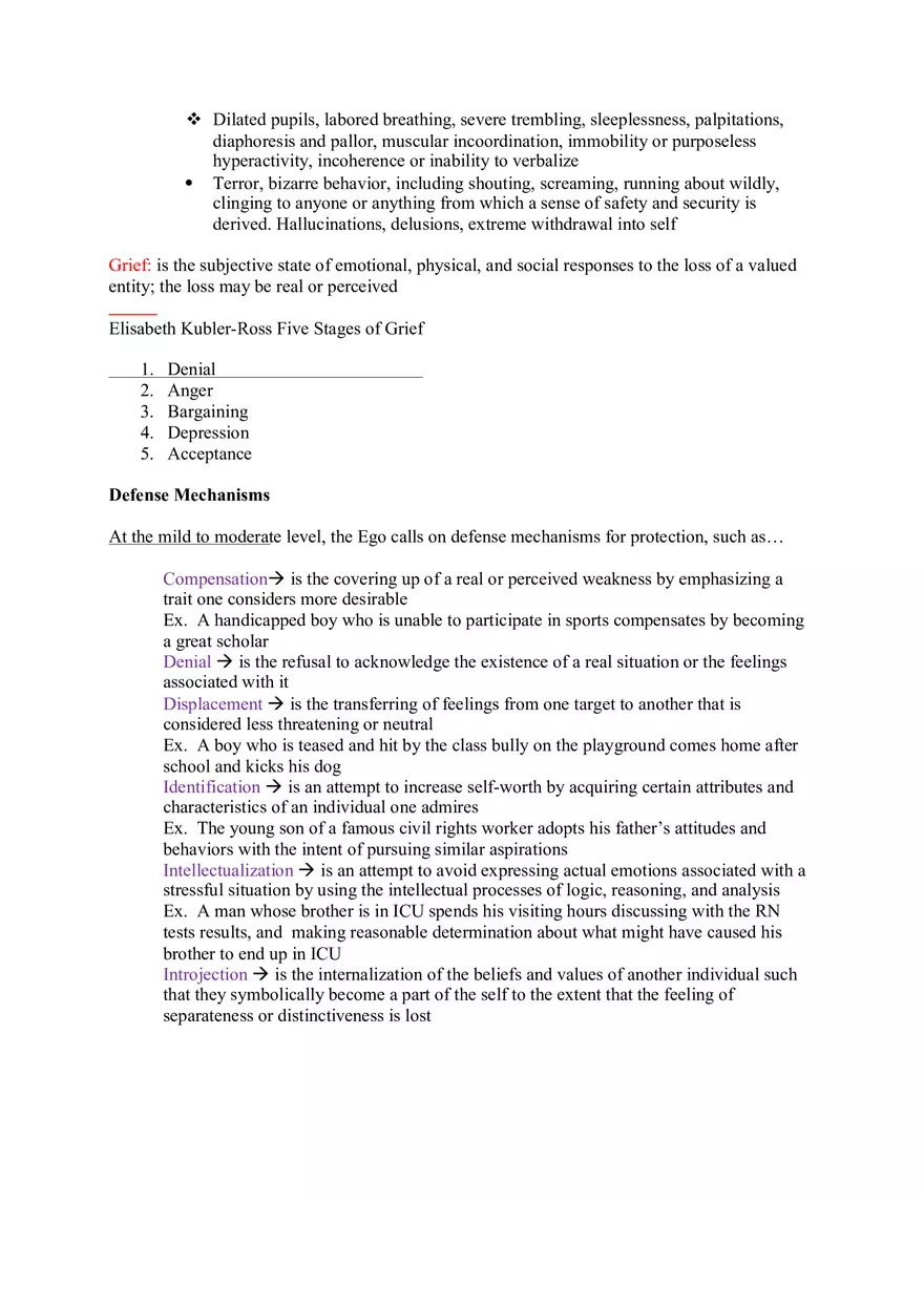 Review Exam 1 - Mental Health Notes - Page 8