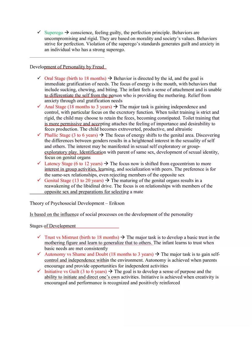 Review Exam 1 - Mental Health Notes - Page 10