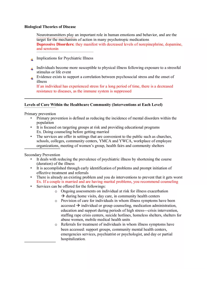 Review Exam 1 - Mental Health Notes - Page 14
