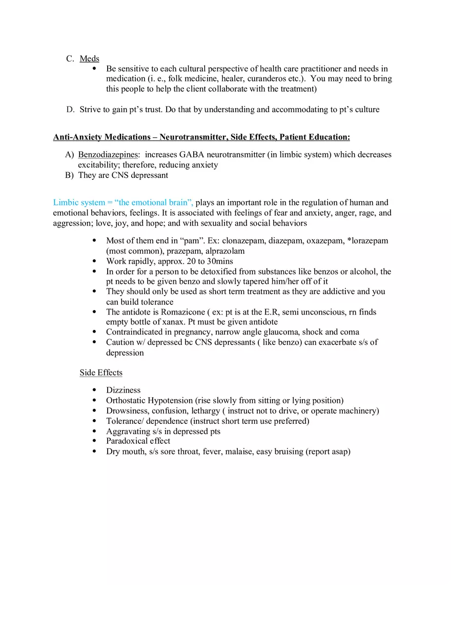 Review Exam 1 - Mental Health Notes - Page 5