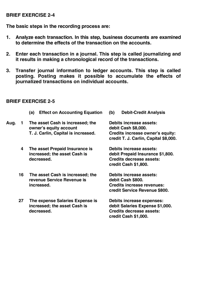 The Recording Process Solutions Part 1 - Page 10