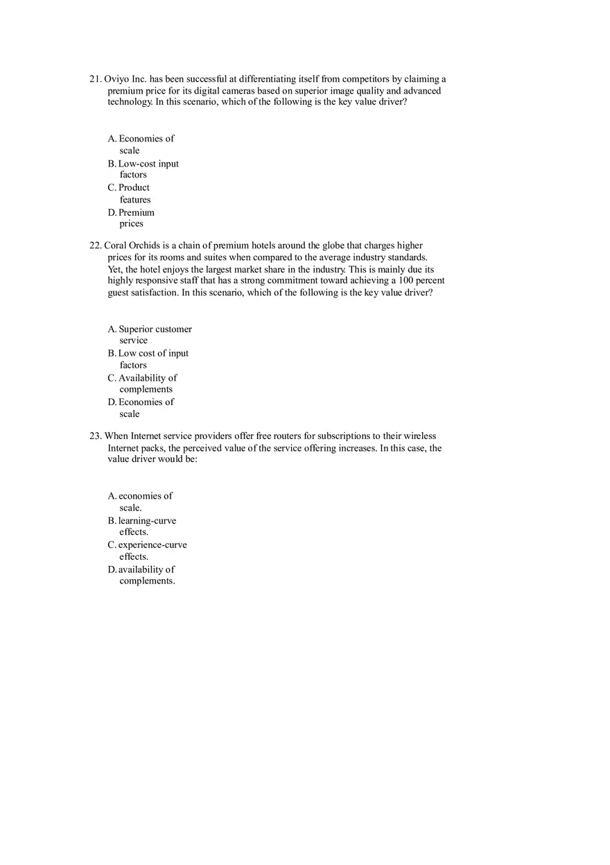 Differentiation, Cost Leadership, and Integration Part 1 - Page 7
