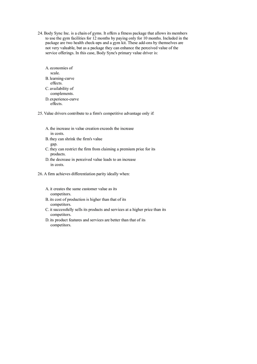Differentiation, Cost Leadership, and Integration Part 1 - Page 8