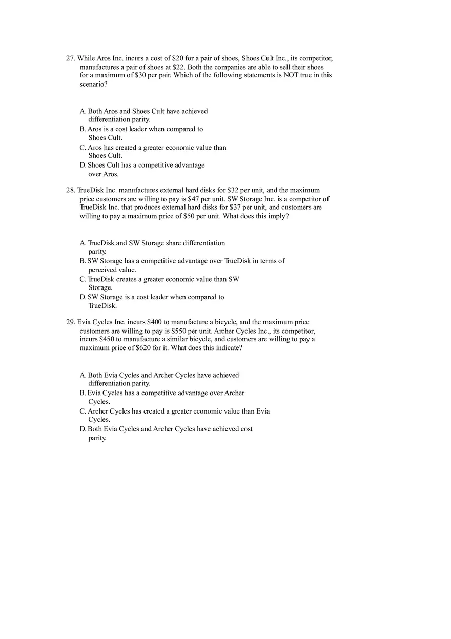 Differentiation, Cost Leadership, and Integration Part 1 - Page 9
