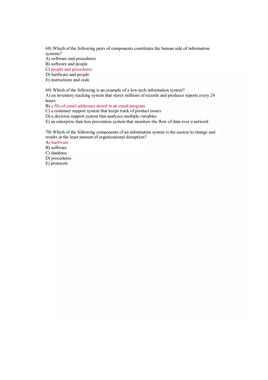 Using MIS Answer Key Part 3 - Page 10