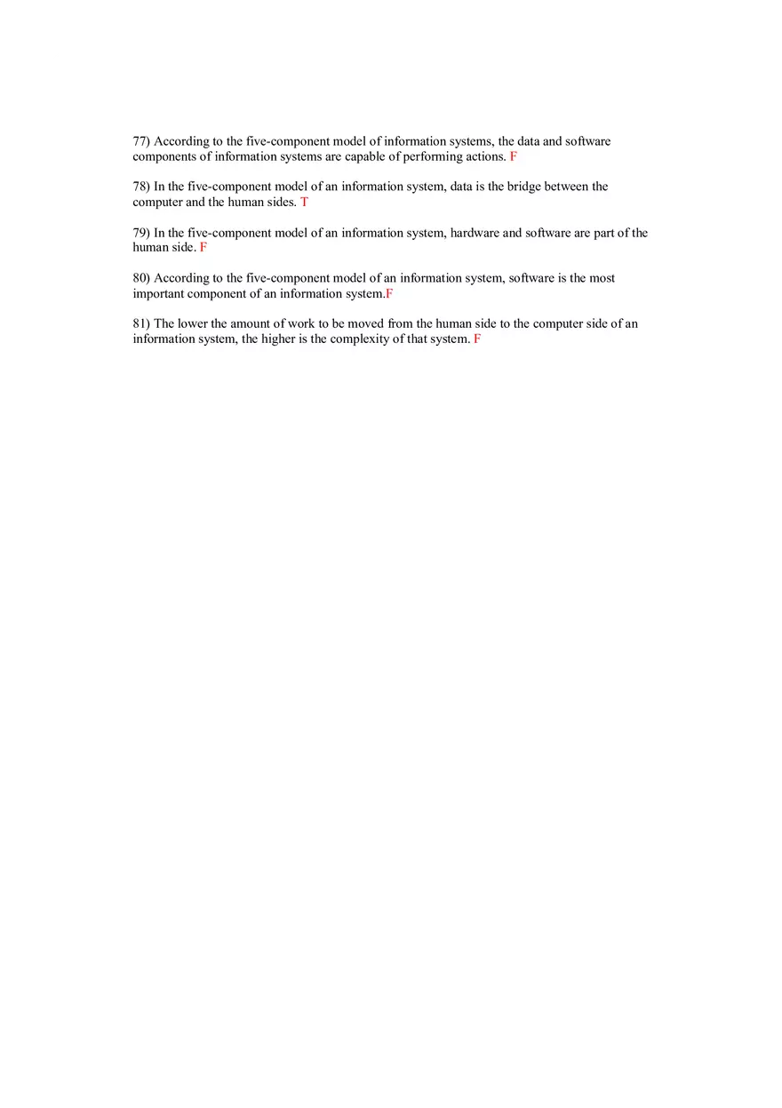 Using MIS Answer Key Part 3 - Page 13