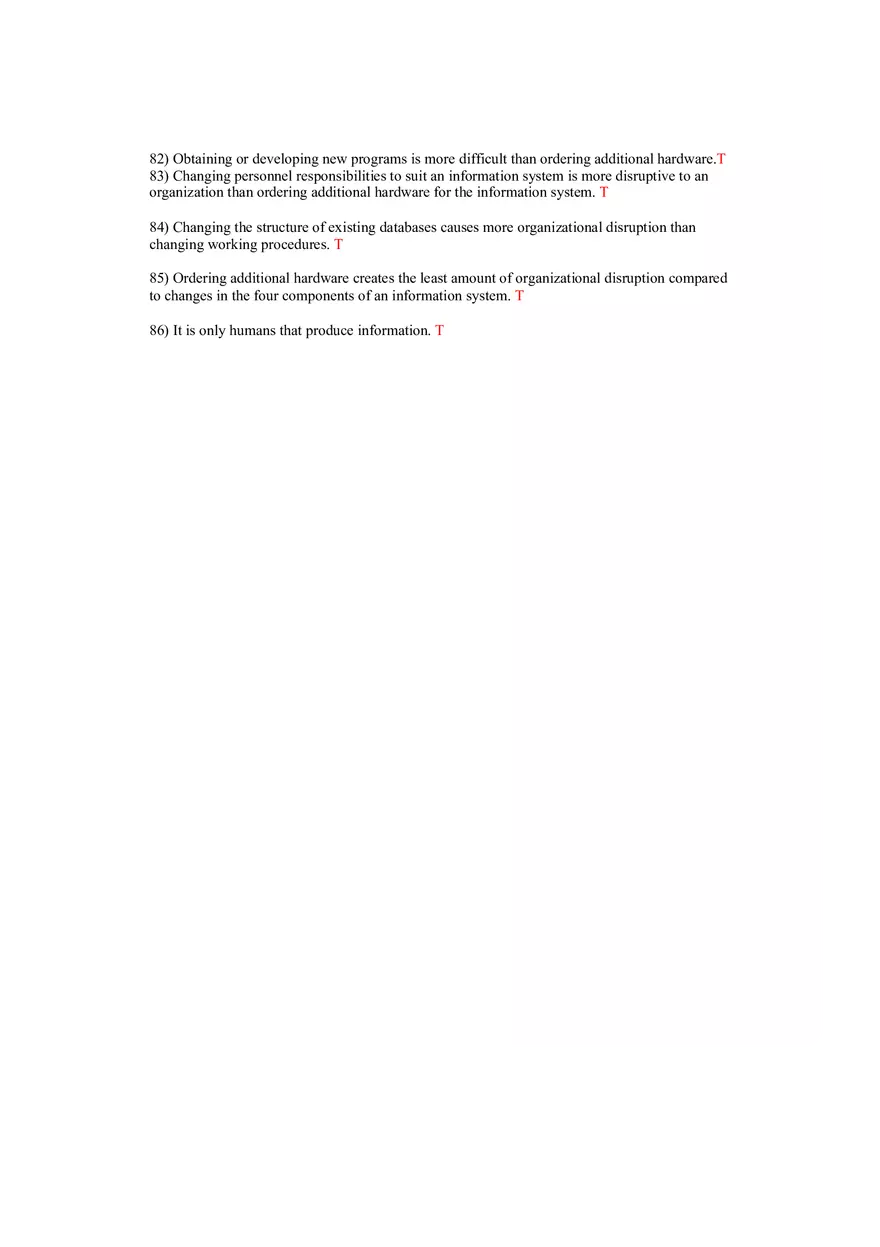 Using MIS Answer Key Part 3 - Page 14