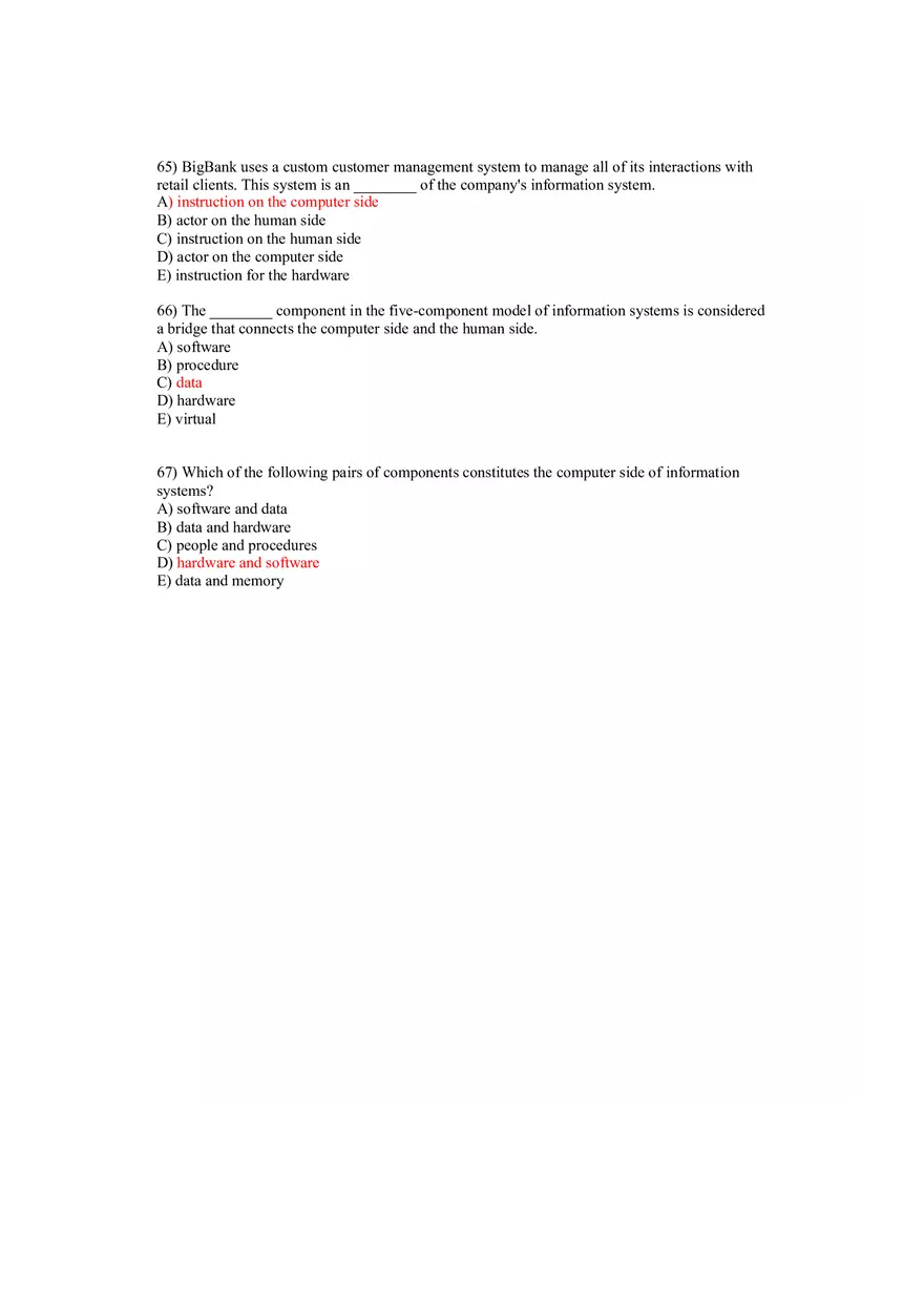 Using MIS Answer Key Part 3 - Page 2