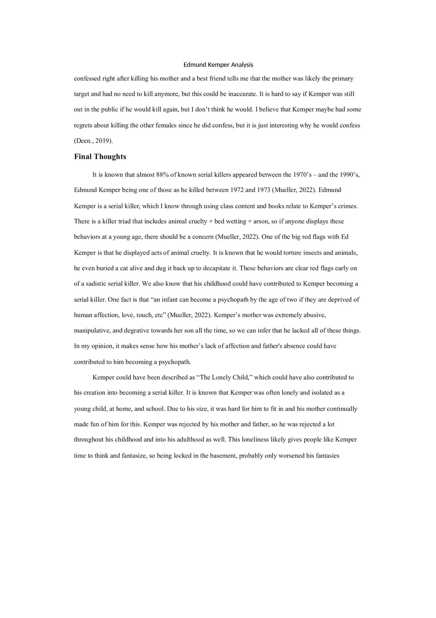 Edmund Kemper Analysis - Page 7