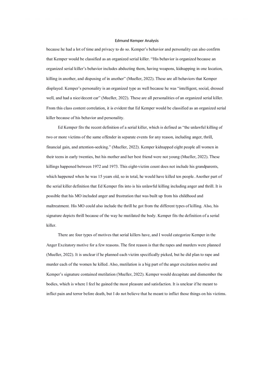 Edmund Kemper Analysis - Page 8
