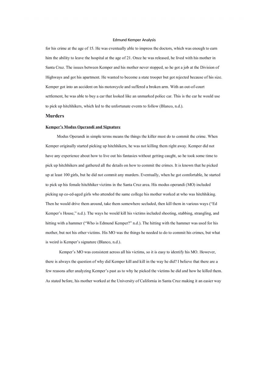 Edmund Kemper Analysis - Page 3