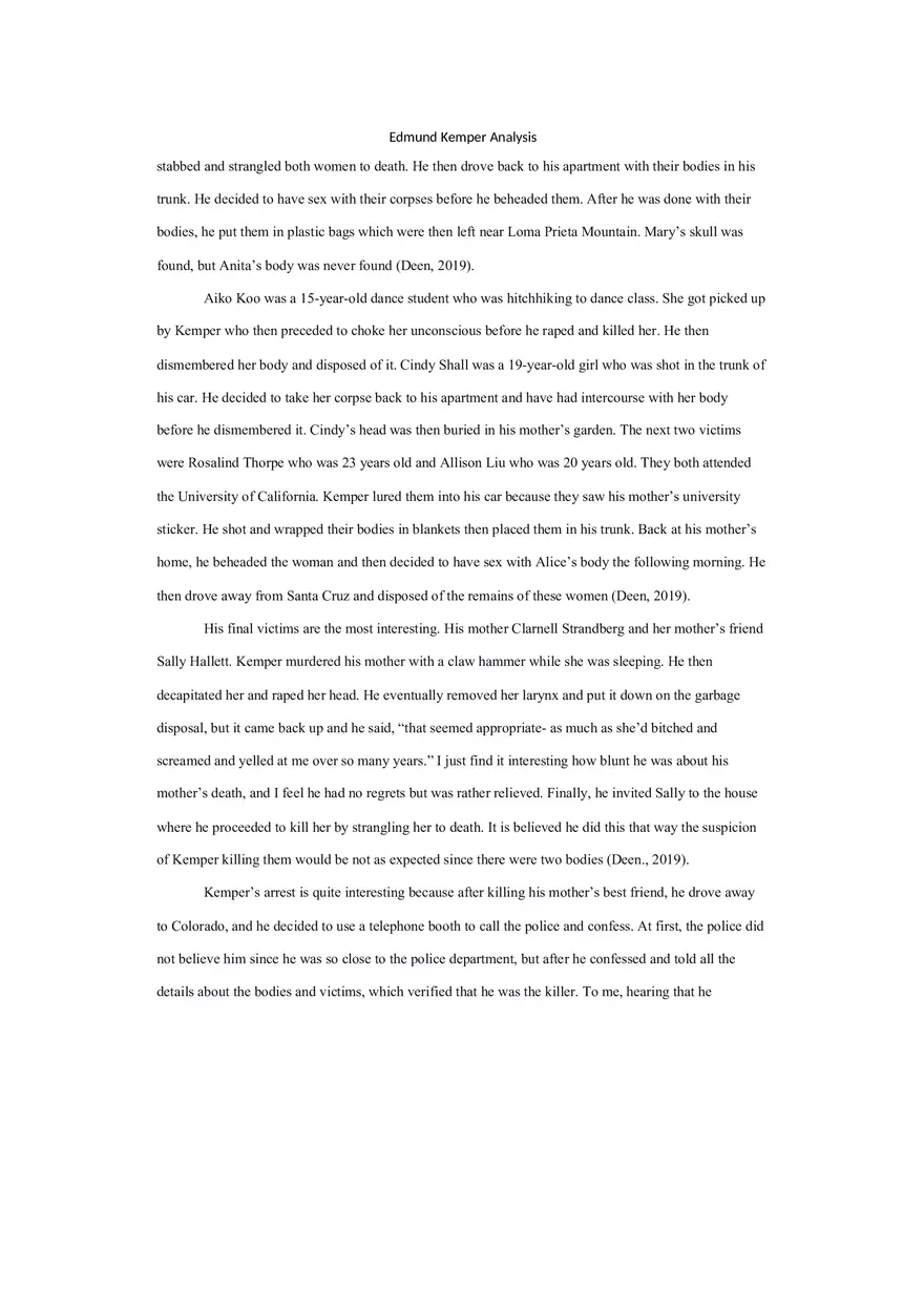 Edmund Kemper Analysis - Page 6
