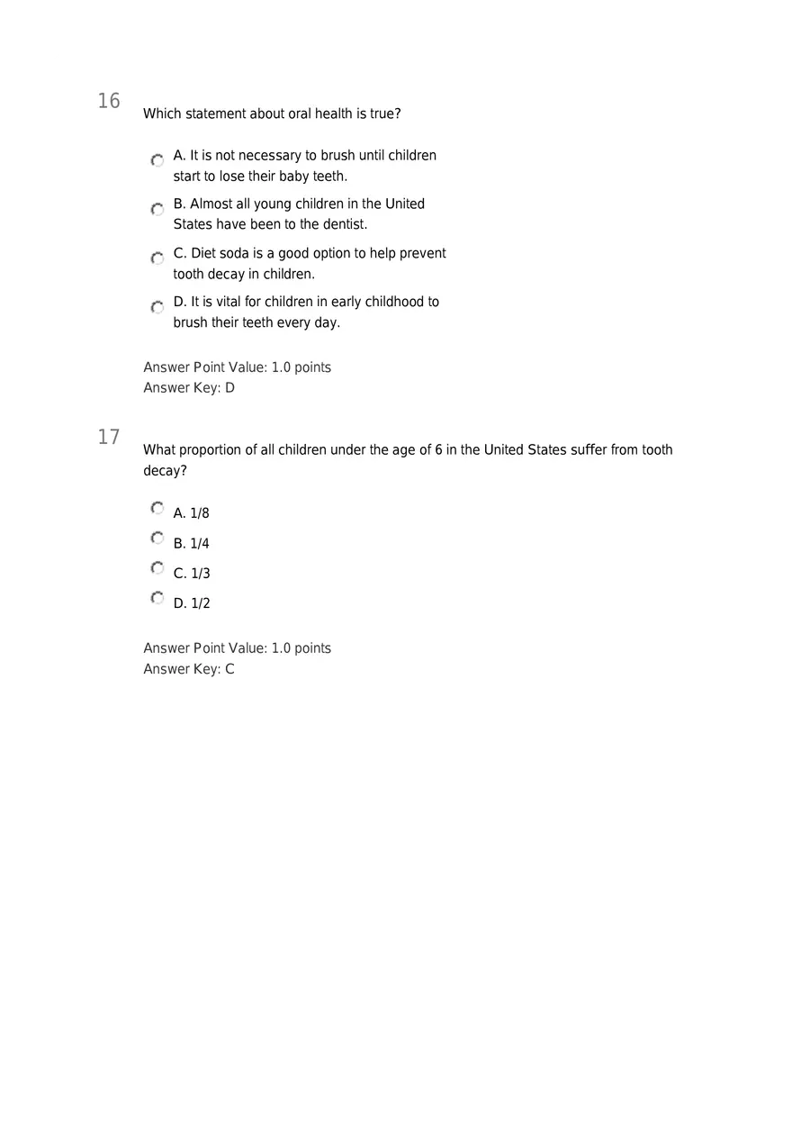 Early Childhood - Body and Mind Answers Part 1 - Page 7