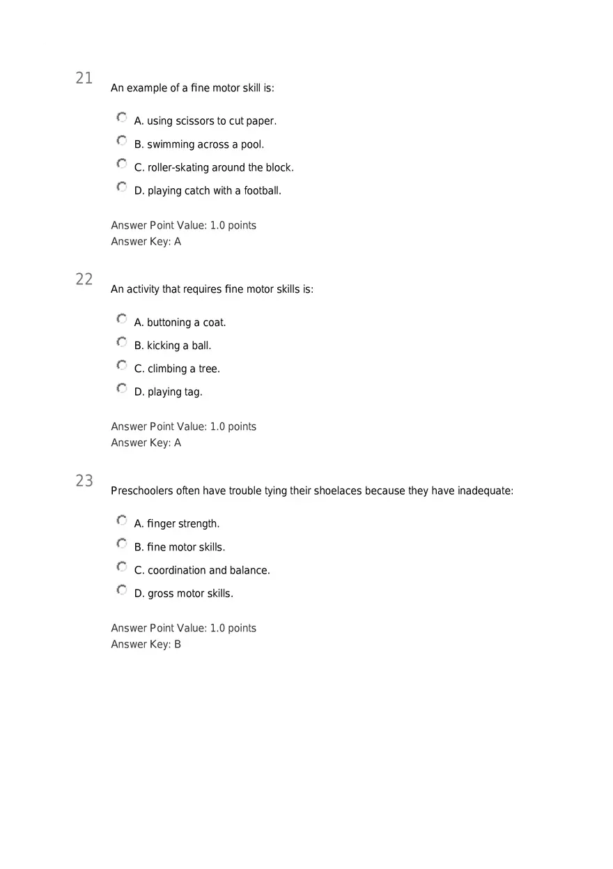 Early Childhood - Body and Mind Answers Part 1 - Page 9