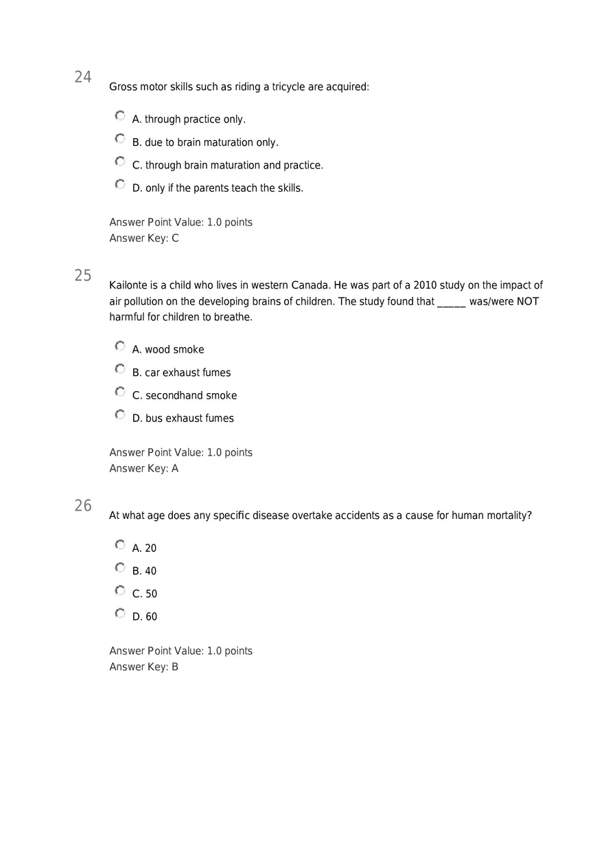 Early Childhood - Body and Mind Answers Part 1 - Page 10
