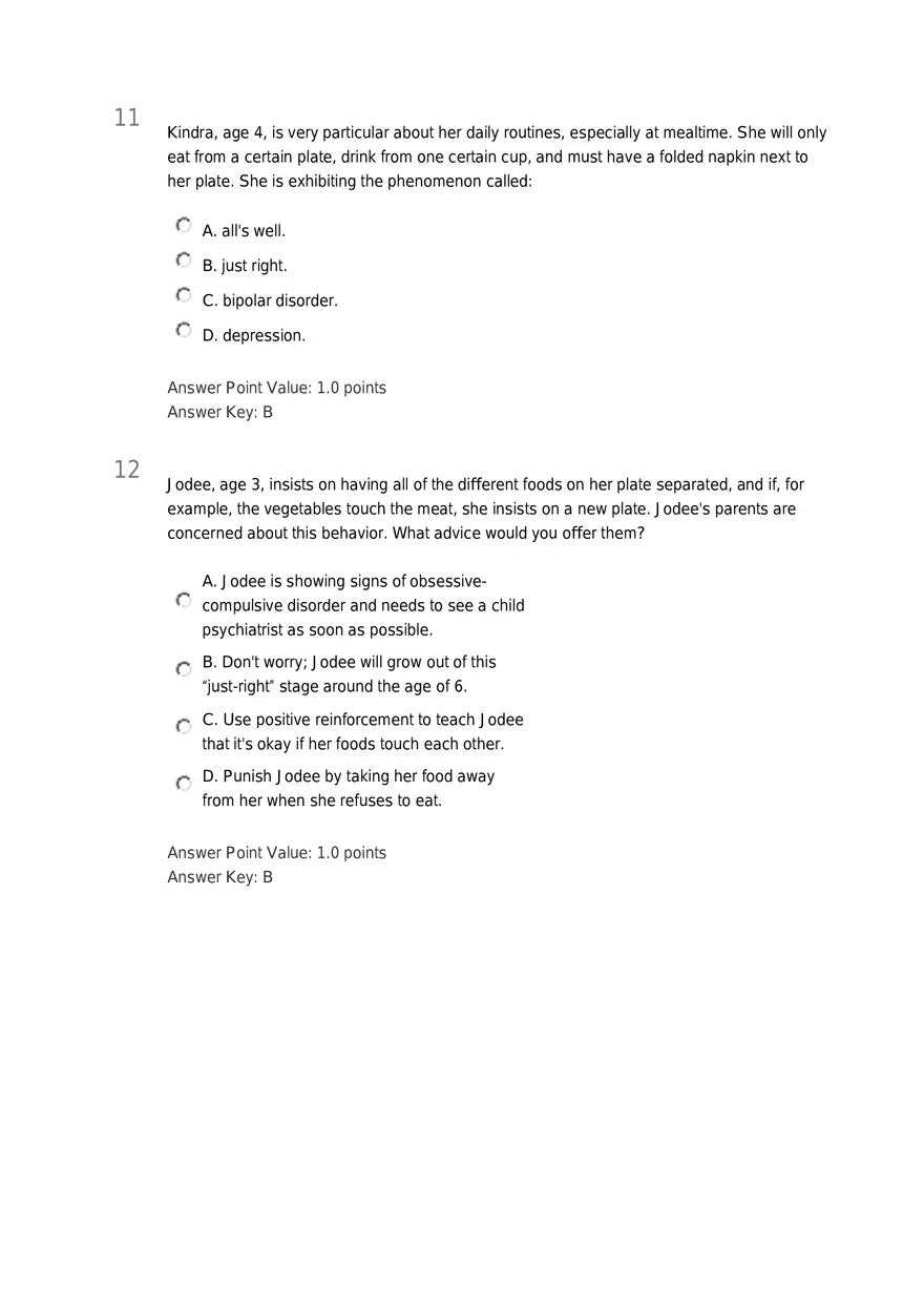 Early Childhood - Body and Mind Answers Part 1 - Page 5